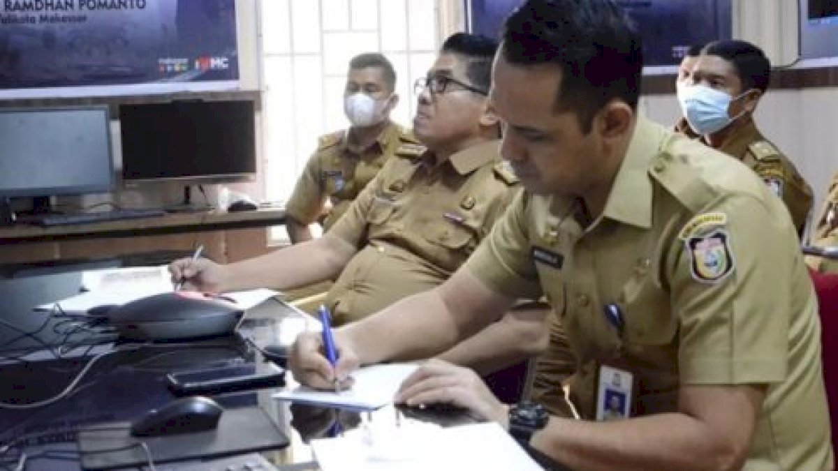 Didampingi Sekcam, Camat Bontoala Ikuti Pra Rakorsus Tahap Kedua