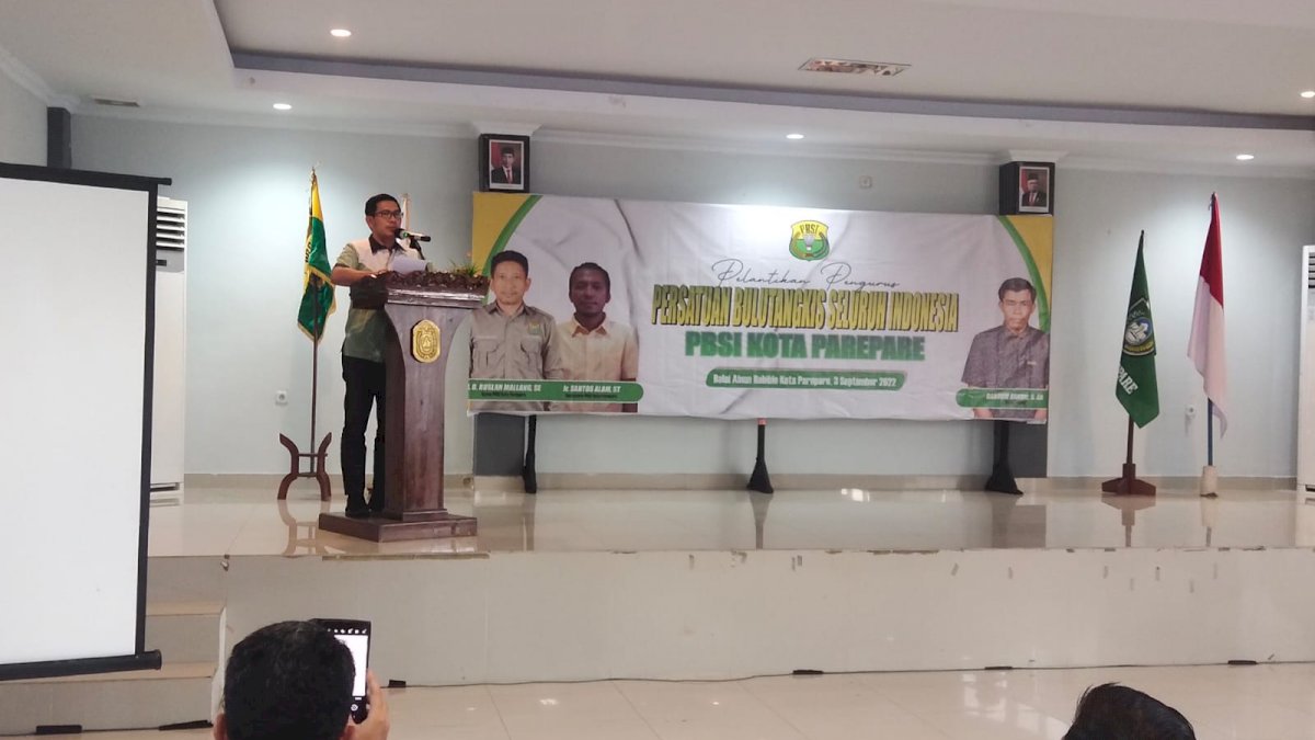 Wali Kota Parepare Ingatkan PBSI Sinergi Dengan Pemerintah Daerah