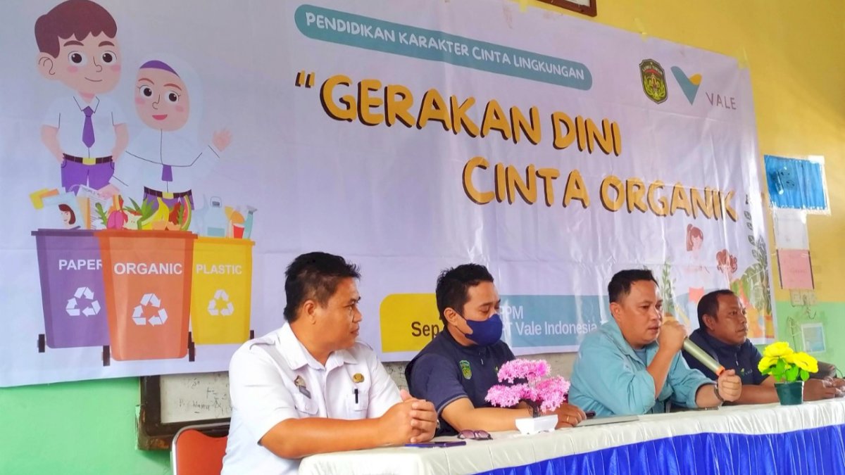 PT Vale Kampanyekan Gerakan Dini Cinta Organik pada Siswa di Empat Kecamatan Luwu Timur