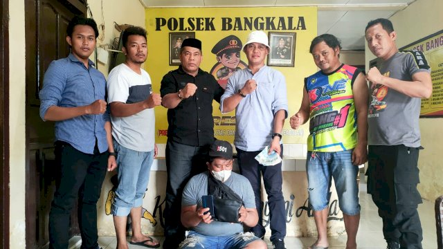 Personel Polsek Bangkala Ringkus Pelaku Pencuri Buka Jok Motor (Int)