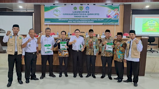 Guru PAI luncurkan kurikulum BTQ di Barru (dokumen: ist)