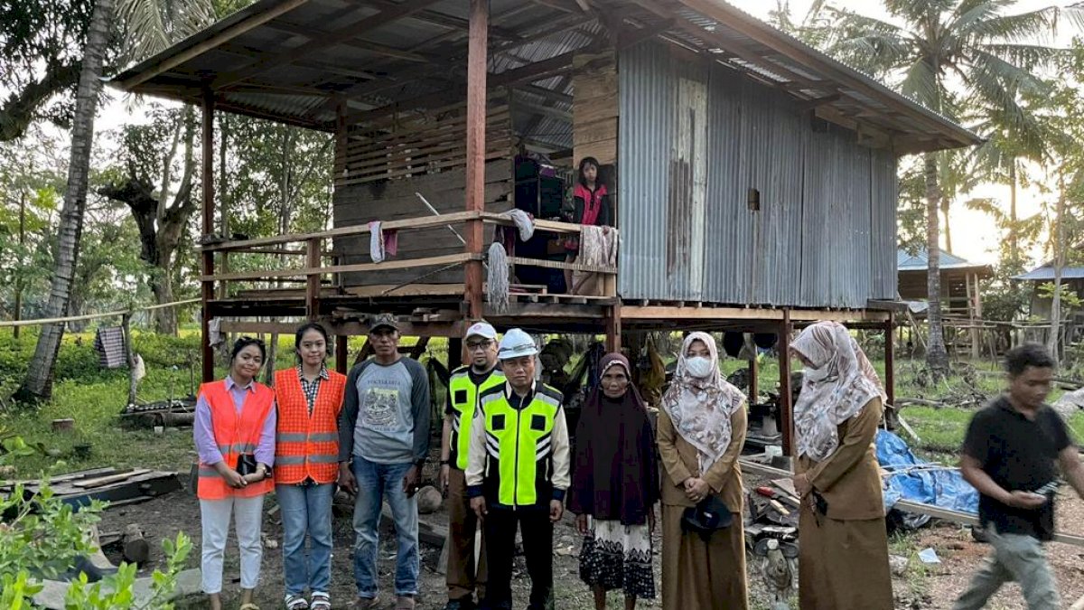 Pemprov Sulsel Tuntaskan Rehab 11 Rumah Warga Korban Bencana di Wajo