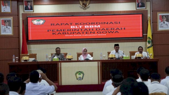 Rapat koordinasi BLT BBM (dokumen: ist)