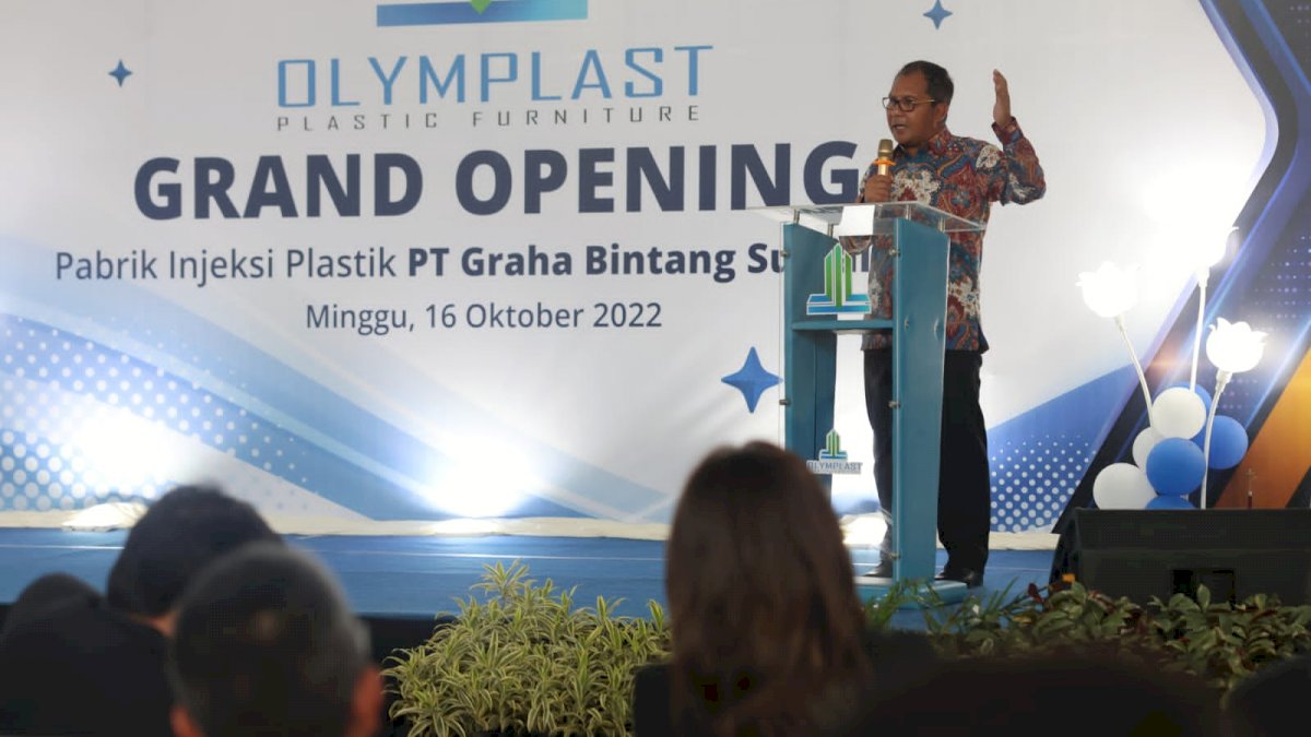 Grand Opening Pabrik Injeksi Plastik PT Graha Bintang Sumaindo, Danny Harap Kehidupan Pelaku Bank Sampah Lebih Hidup