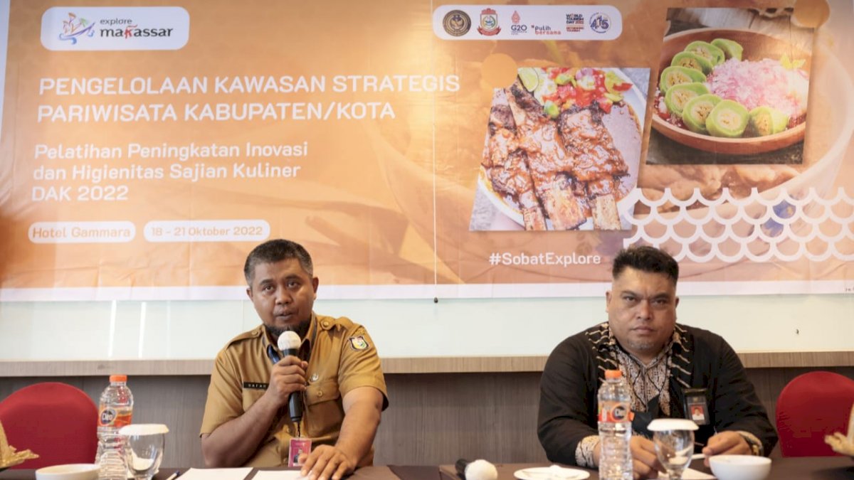 Tingkatkan Inovasi dan Higenitas Sajian Kuliner Pelaku Usaha Kuliner, Dispar Kota Makassar Beri Pelatihan