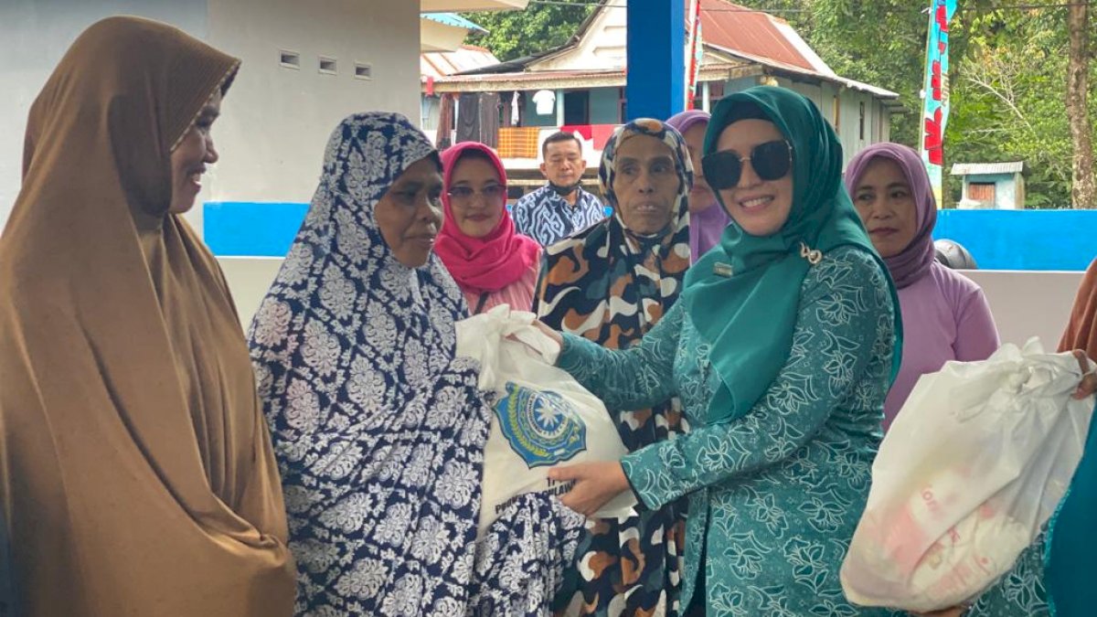 PKK Sulsel Bagikan 200 Paket Sembako di Tiga Daerah