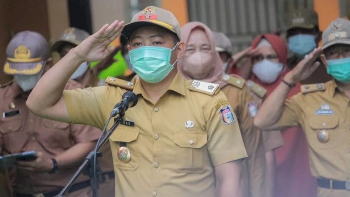 Lurah Kapasa Pimpin Apel Pagi Kecamatan Tamalanrea