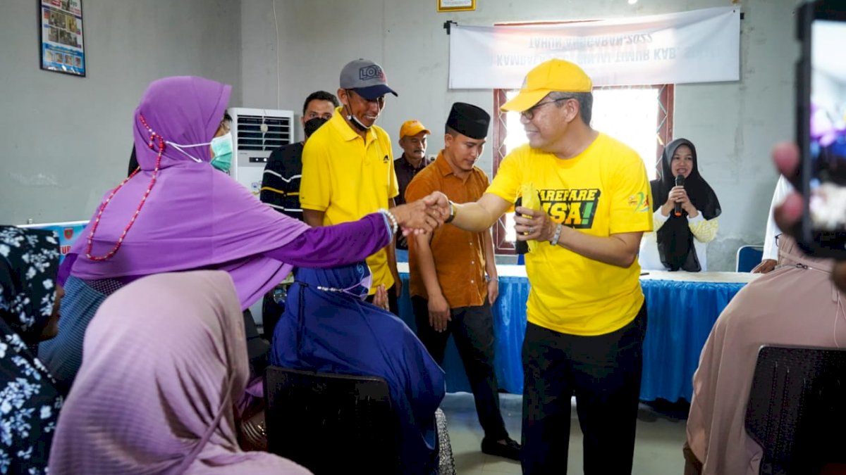 Taufan Pawe dan Andi Kartini Minta Dukungan Masyarakat Sinjai, 2024 Airlangga Presiden
