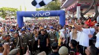 Gubernur Andi Sudirman Jalan Santai Anti Mager Bersama Ribuan Warga Jeneponto