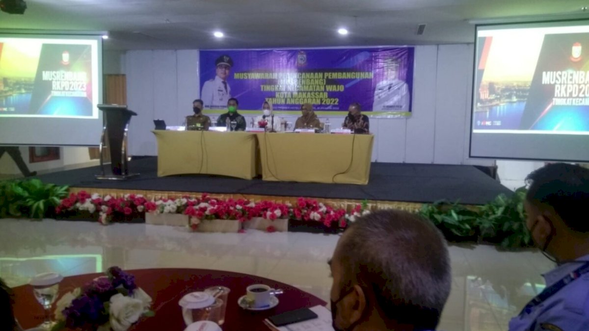 Kecamatan Wajo Makassar Gelar Musrenbang Pengusulan Perencanaan Kegiatan