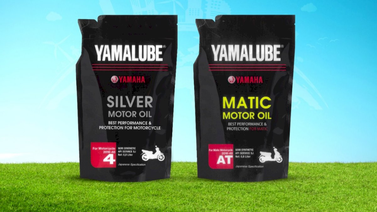 Yamaha Hadirkan Yamalube Kemasan Eco Pouch, Bentuk Dukungan Pengurangan Limbah Plastik