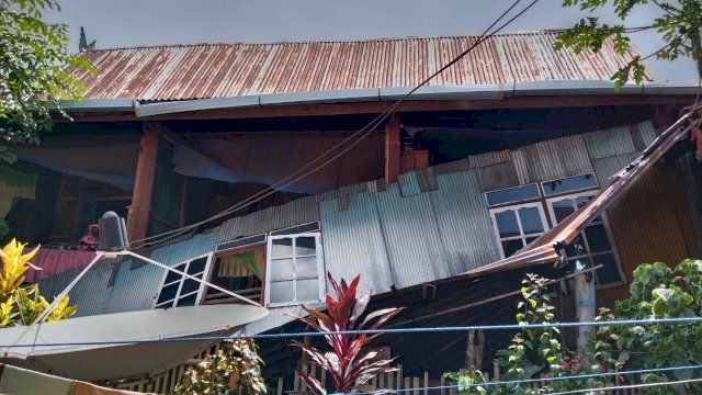 Kondisi rumah MY Pasca Dibongkar (Int)