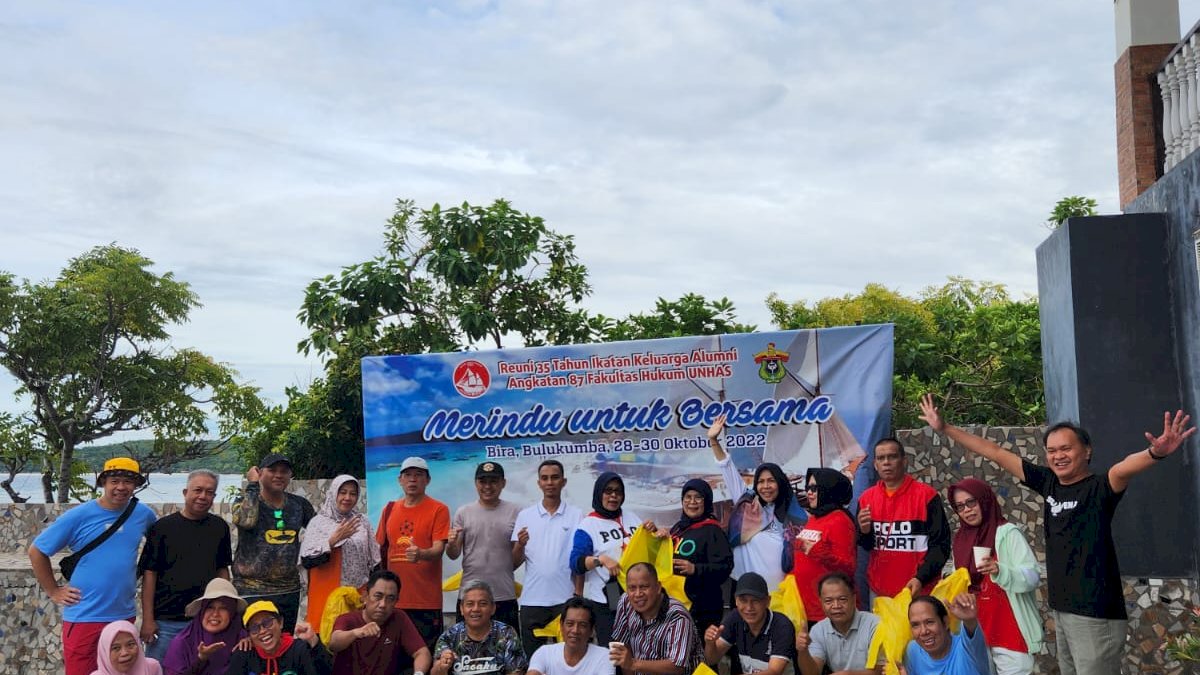 Merindu untuk Bersama, IKA Fakultas Hukum Unhas Angkatan 87 Sukses Gelar Reuni