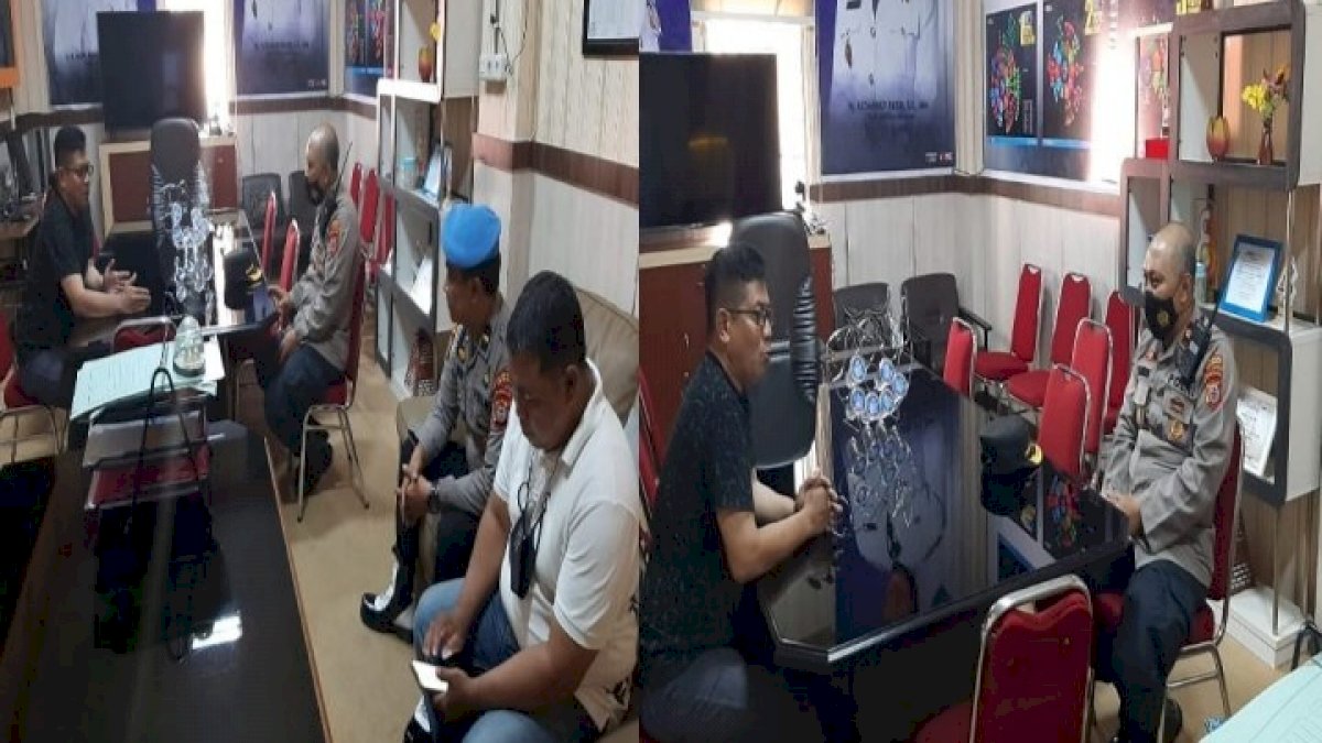 Kapolsek Bontoala Silaturahmi Ke Kantor Camat Bontoala