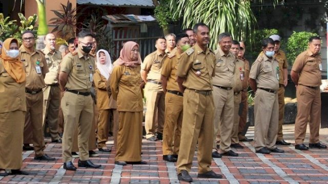 Apel pagi Kecamatan Mamajang (dokumen: ist)