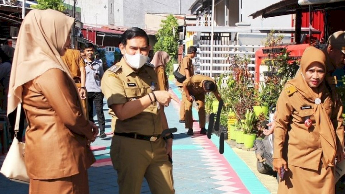 Camat Mamajang Tinjau Lorong Wisata, Upaya Dapat Menekan Laju Inflasi