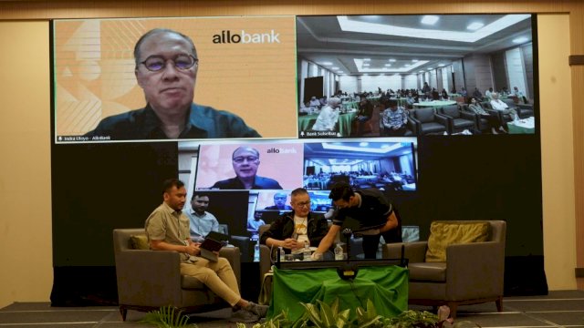 Digital Mindset Bank Sulselbar bertema A Journey To Greatness 2022 di The Rinra Makassar (dokumen: ist).