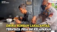VIDEO: Dikira Korban Lakalantas, Ternyata Pria Ini Kelaparan Lantaran Tertinggal Rombongan Study Tour