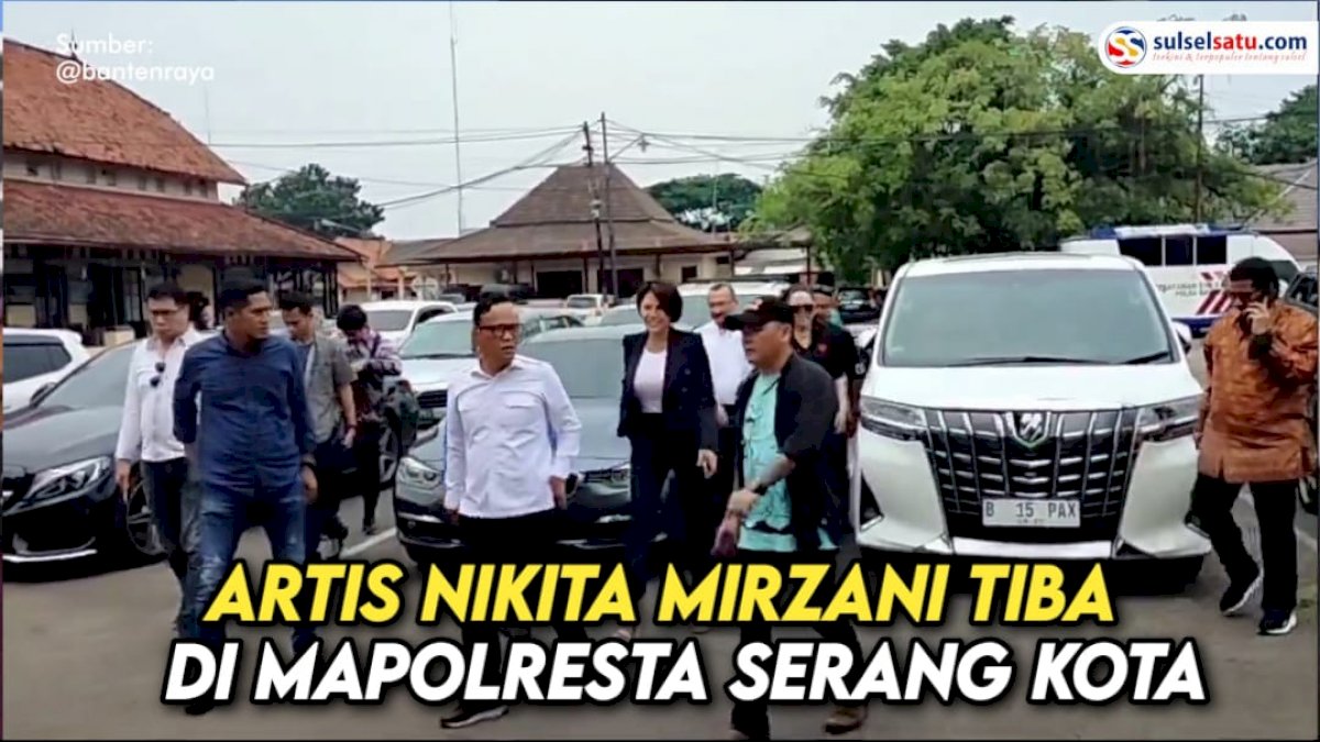 VIDEO: Artis Nikita Mirzani Tiba di Mapolresta Serang Kota, Bakal Ditahan Hari Ini?