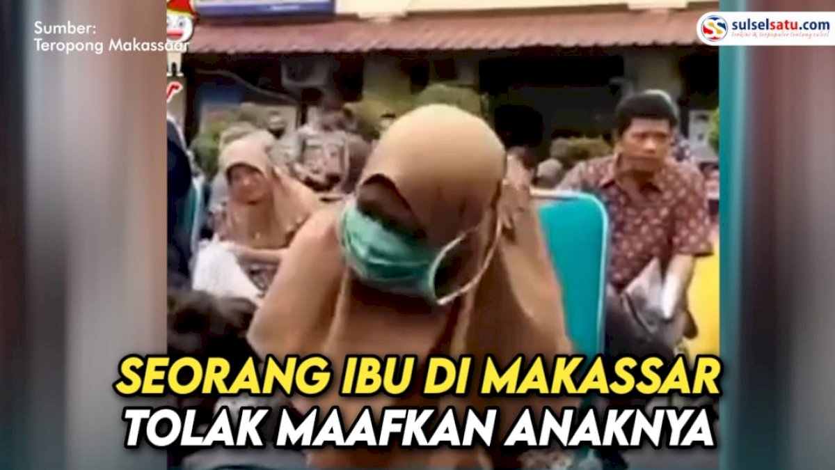 VIDEO: Diamankan saat Pesta Miras, Seorang Ibu di Makassar Tolak Maafkan Anaknya