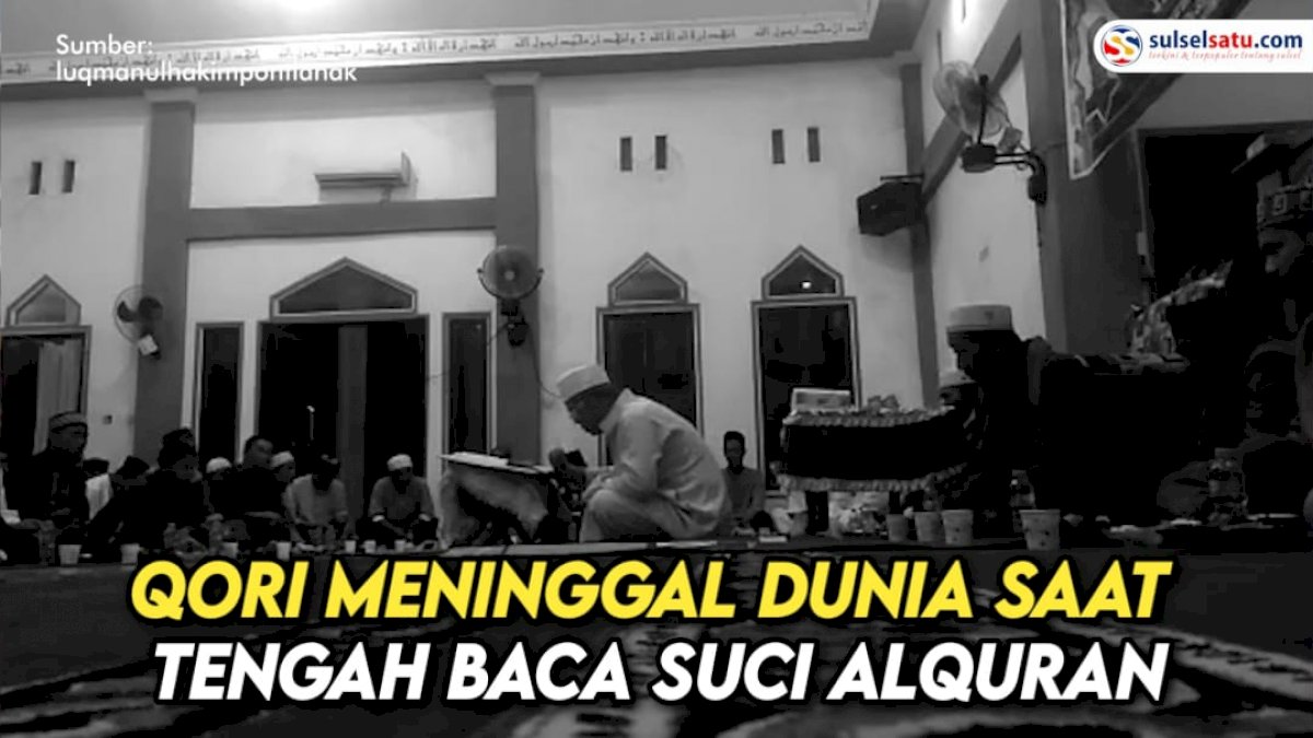 VIDEO:Qori Meninggal saat Baca Alquran dalam Peringatan Maulid Nabi Muhammad SAW