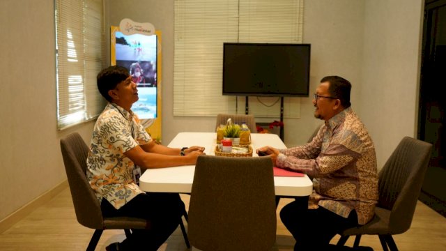 Kunjungan kerja Ketua DPRD Kabupaten Bolaang di Dispar Kota Makassar (dokumen: istimewa).