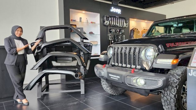 Mobil Jeep di showroom Kalla Jeep (dokumen: istimewa).