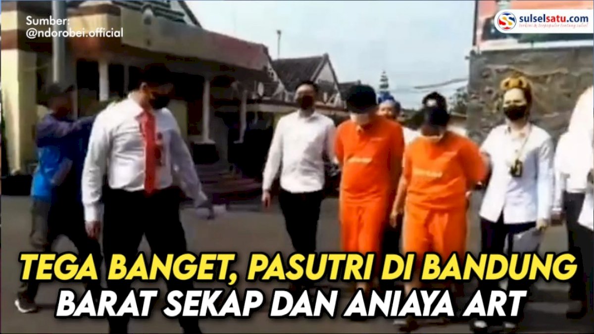 VIDEO: Tega Banget, Pasutri di Bandung Barat Sekap dan Aniaya ART