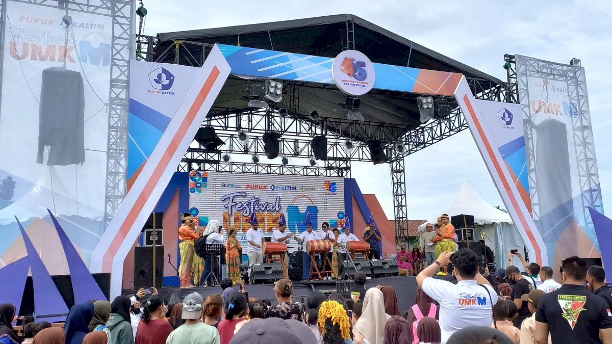 Rayakan HUT ke-45, Pupuk Kaltim Hadirkan Festival UMKM di Kabupaten Gowa Sulsel