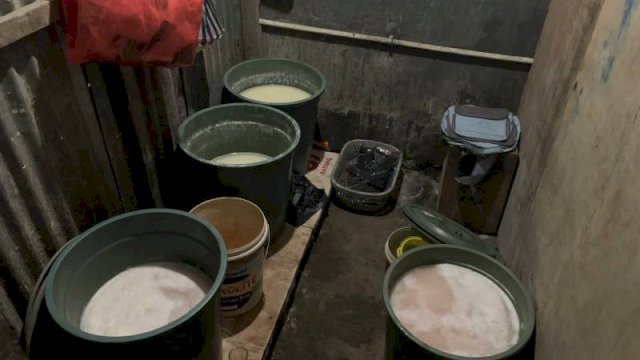 Ballo di salah satu rumah warga di Jalan Rappocini (dokumen: istimewa).