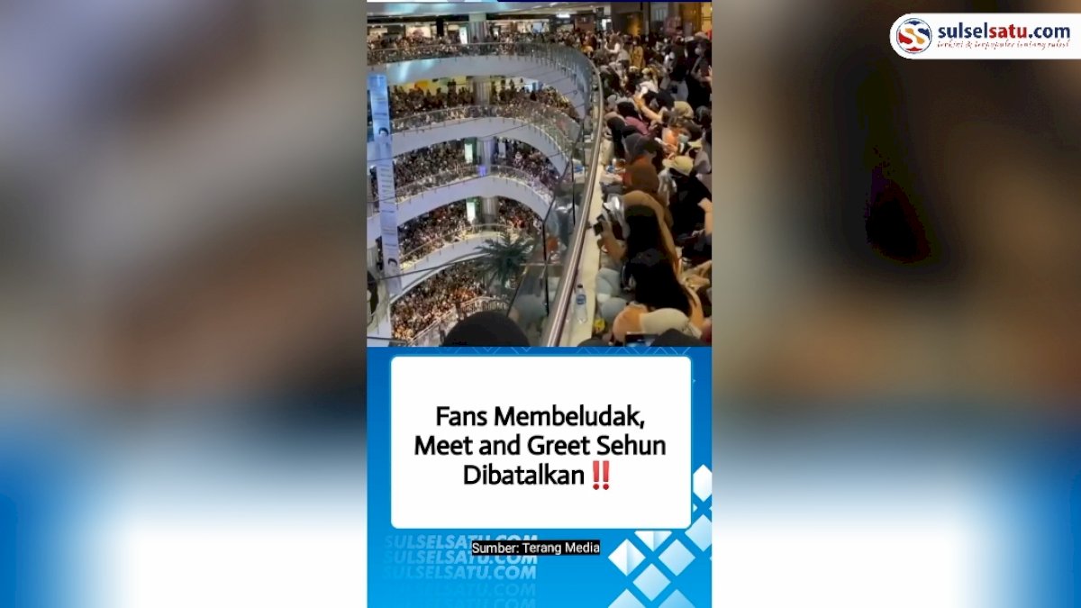 VIDEO: Penonton Membeludak, Meet and Greet Sehun Dibatalkan