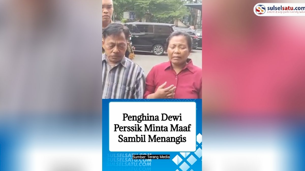 VIDEO: Penghina Dewi Perssik Minta Maaf Sambil Menangis
