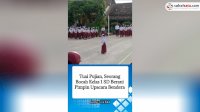 VIDEO: Tuai Pujian, Seorang Bocah Kelas 1 SD Berani Pimpin Upacara Bendera