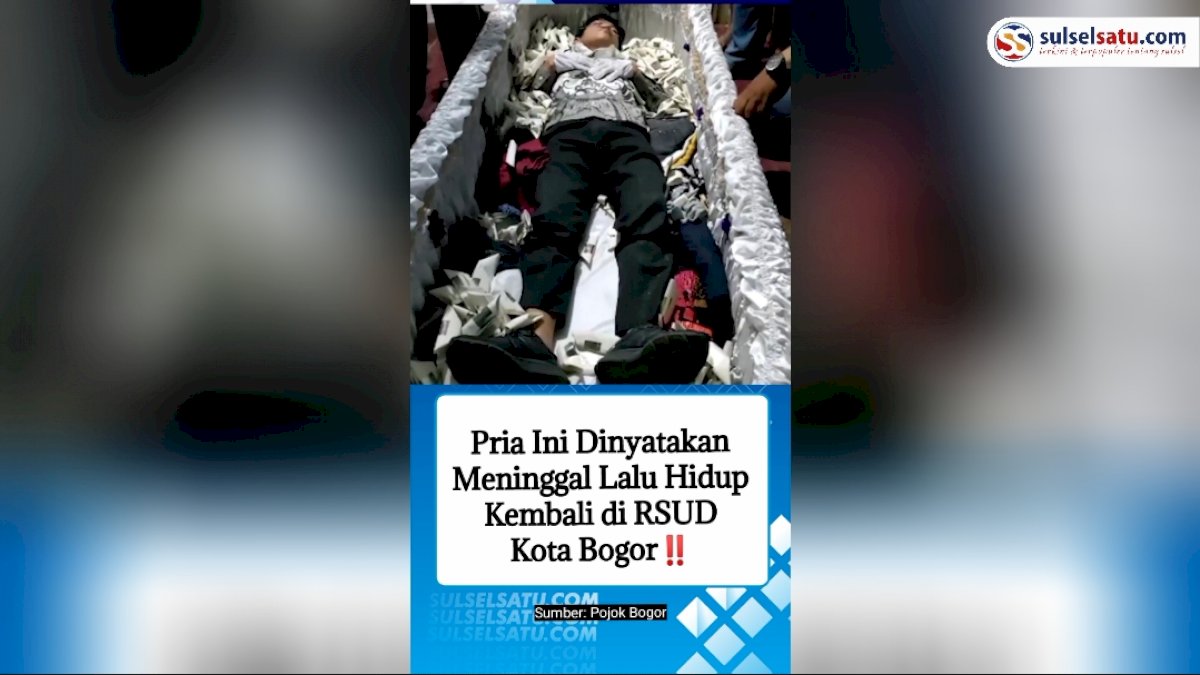 VIDEO: Pria Ini Dinyatakan Meninggal Lalu Hidup Kembali di RSUD Kota Bogor