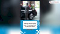 VIDEO: Presiden Biden Nyaris Jatuh Tersandung Anak Tangga di G20 Bali