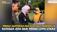 VIDEO: Ahli Waris Terima Santunan dan Bantuan Pendidikan Ratusan Juta dari Pemda Luwu Utara