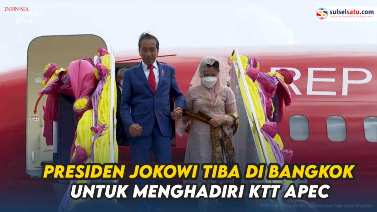 VIDEO: Presiden Jokowi Tiba di Bangkok untuk Menghadiri KTT APEC