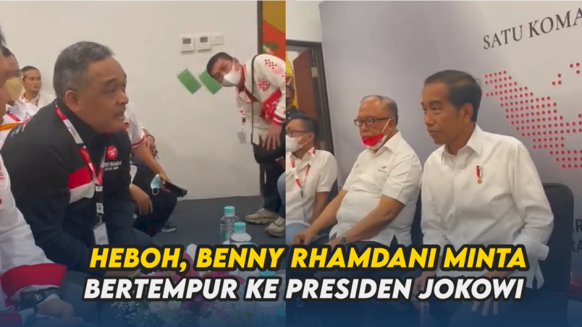 VIDEO: Heboh, Benny Rhamdani Minta Restu Bertempur ke Presiden Jokowi