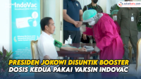 VIDEO: Presiden Jokowi Disuntik Booster Dosis Kedua Pakai Vaksin 100% Buatan Dalam Negeri