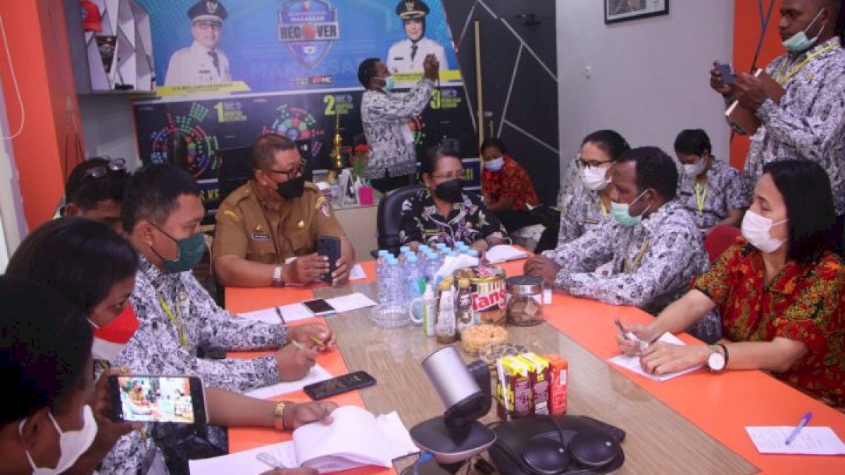 Wakili Camat Rappocini, Andi Bintang Haris Terima Kunjungan PKP Angkatan I Kabupaten Mimika