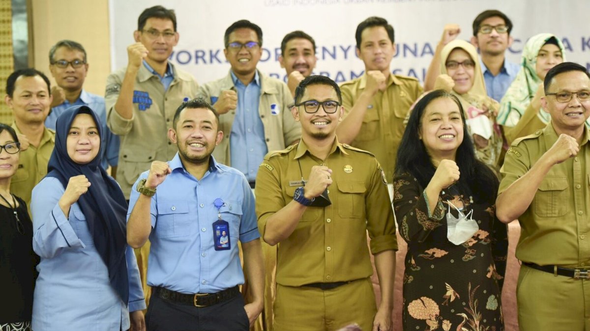 USAID IUWASH Tangguh Gandeng Dinas PU Makassar Hadirkan Sanitasi Aman di Kota Makassar