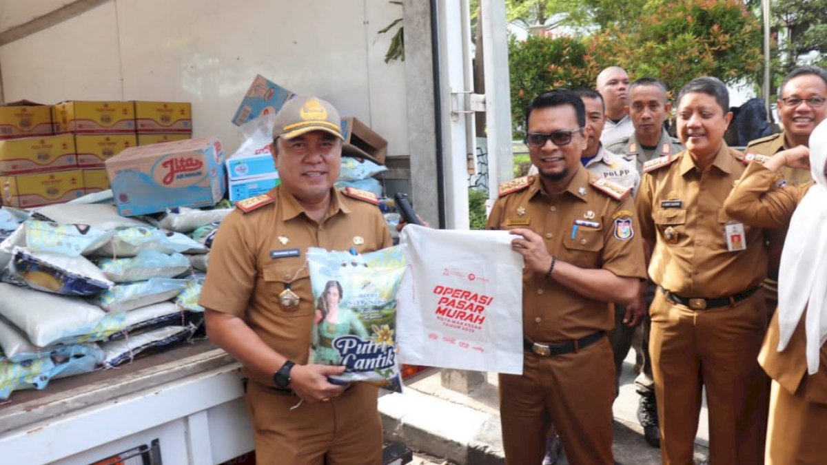 Pasar Murah Resmi di Gelar, Pemkot Makassar Bantu
