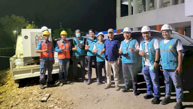 Personil PLN menjaga listrik di Porprov Sulsel 2022 (dokumen: istimewa)