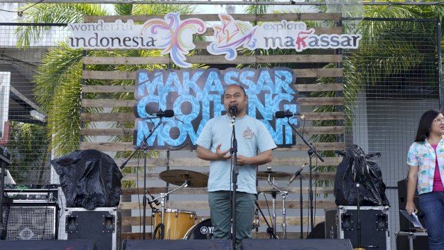 Kepala Dispar Kota Makassar, Muhammad Roem membuka Makassar Clothing Movement (dokumen: istimewa)