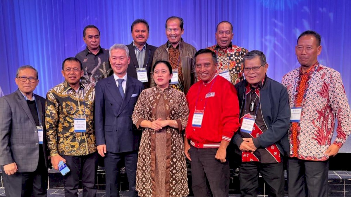 Rektor UNM Ikut Dampingi Puan Maharani Terima Gelar Doktor Honoris Causa di PKNU Korea Selatan