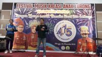 Peringati HUT Makassar, Camat Mariso Buka Lomba Kreasi Musik Anak Lorong