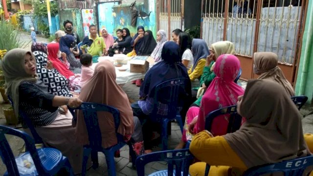 Pembentukan pengurus Longwis di Kecamatan Wajo (dokumen: istimewa)