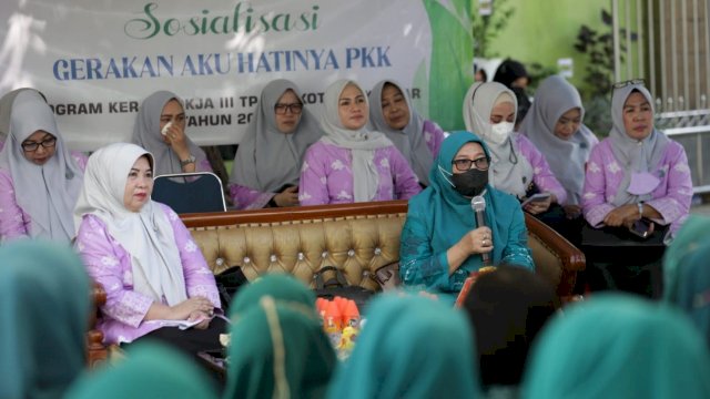 Kunjungan Pokja 3 TP PKK Kota Makassar di Kecmatan Wajo (dokumen: istimewa)