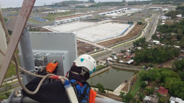 BTS XL Axiata yang siap mendukung kebutuhan jaringan di event internasional World Superbike Mandalika (dokumen: istimewa)