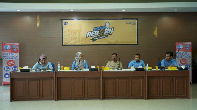 Perumda Air Minum Kota Makassar menerima kunjungan DPRD Kabupaten Bone Selasa (15/11/2022) di Aula Tirta Dharma PDAM Kota Makassar (dokumen: istimewa)